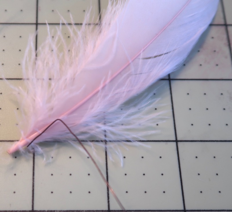 Goose Feather Ornament – …out of a portrait