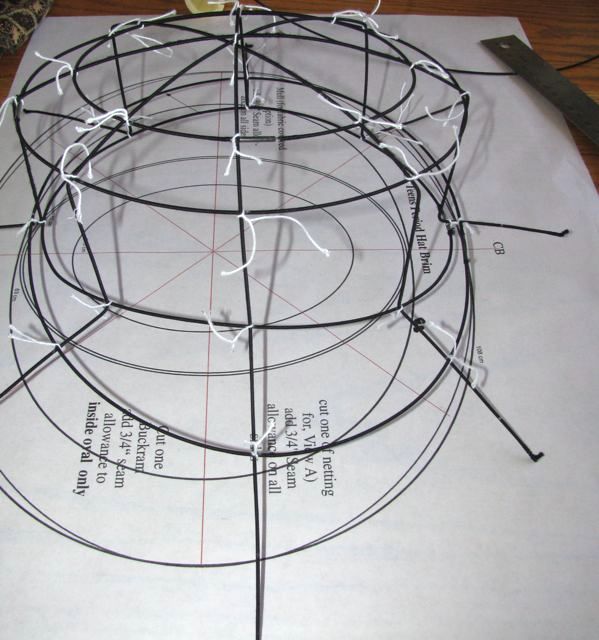 First oval wire connected
